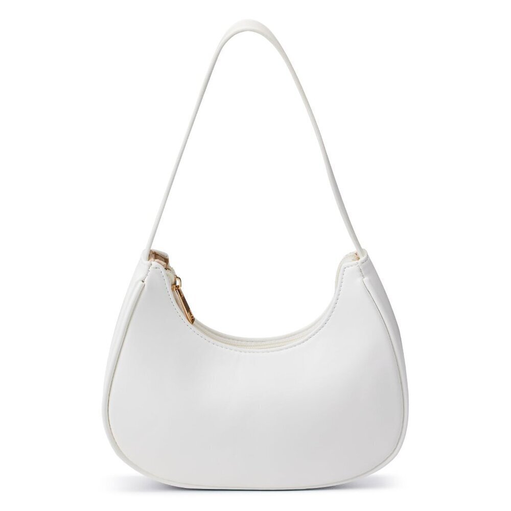 Mini Hobo Shoulder Bag Elegant Classic Chic Zipper Closure Tote Handbag